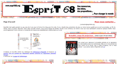Desktop Screenshot of esprit68.org